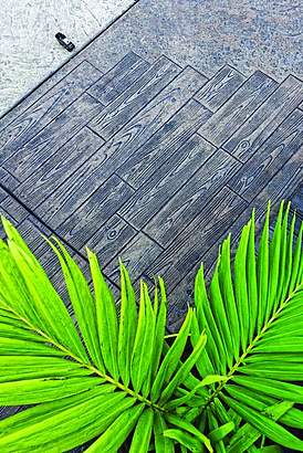 beton imprime reunion terrasse effet bois