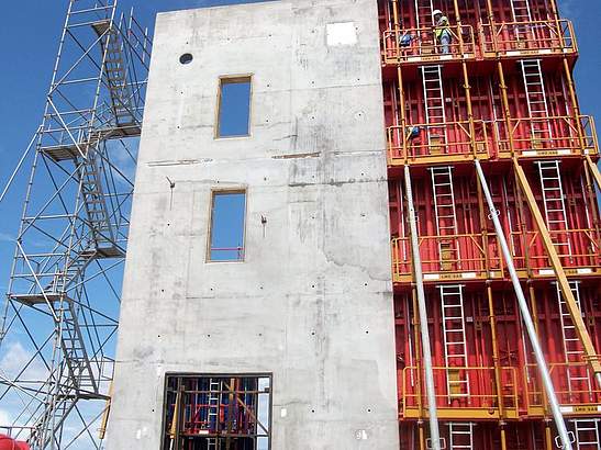 beton reunion autonivelant vertical facade