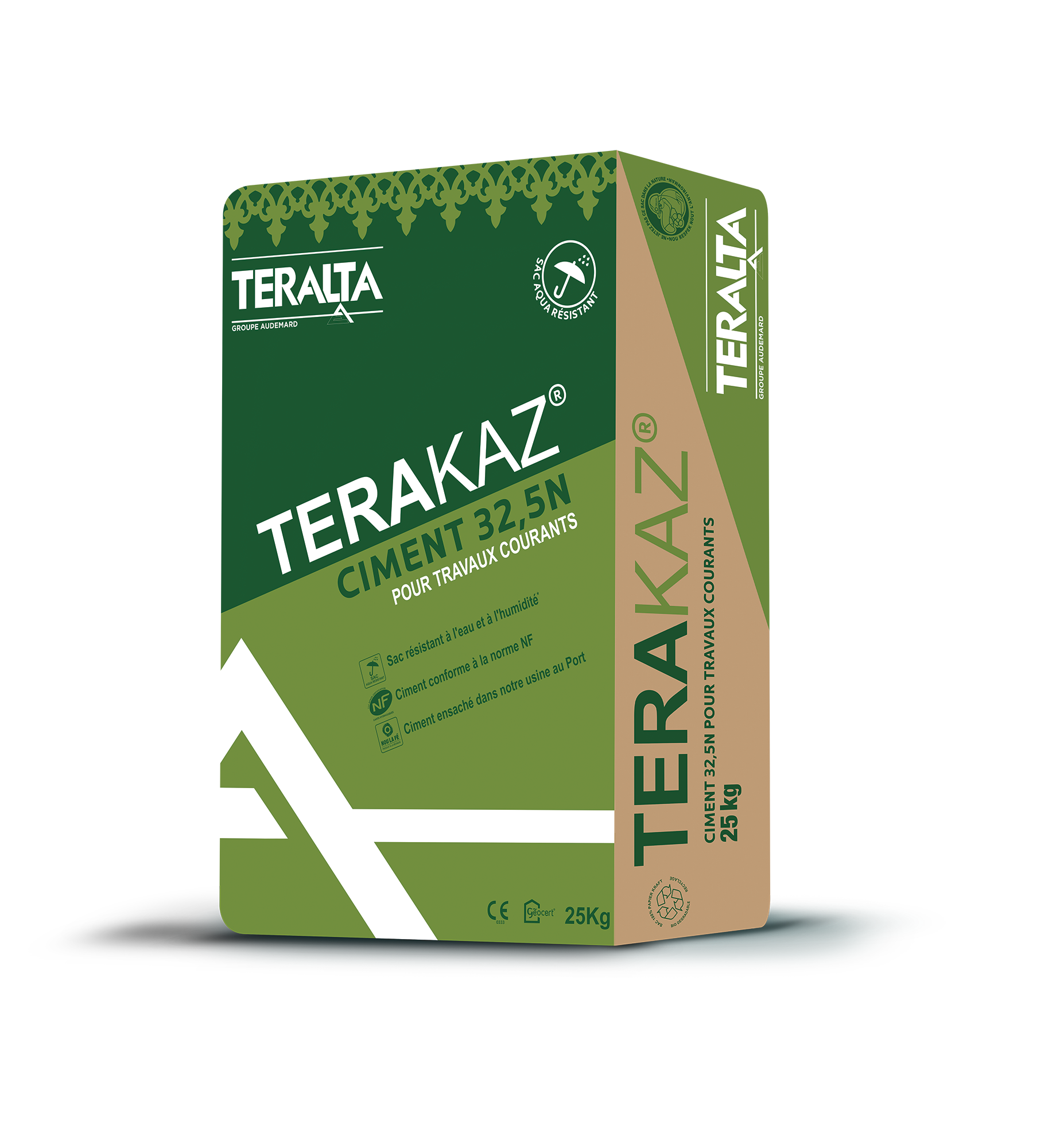 palette de ciment quantité